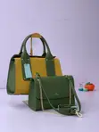 Chrisbella Handbag with Mini Bag and Long Handle - 3