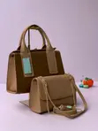 Chrisbella Handbag with Mini Bag and Long Handle - 5