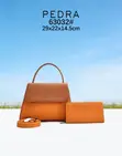 PEDRA Medium Handbag with Extra Purse and Strap - 4