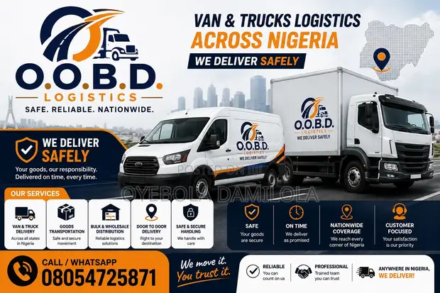 O.O.B.D Logistics: Sabis na Isarwa da Motoci da Babbar Motoci - 1