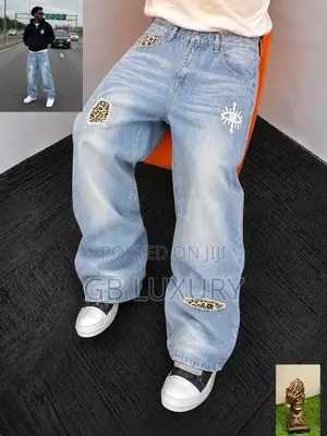 Men's 100K Baggy Jeans - Blue