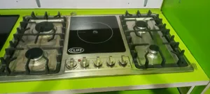 Cliff 4 Gas + 1 Electric Inbuilt Stainless Cooker