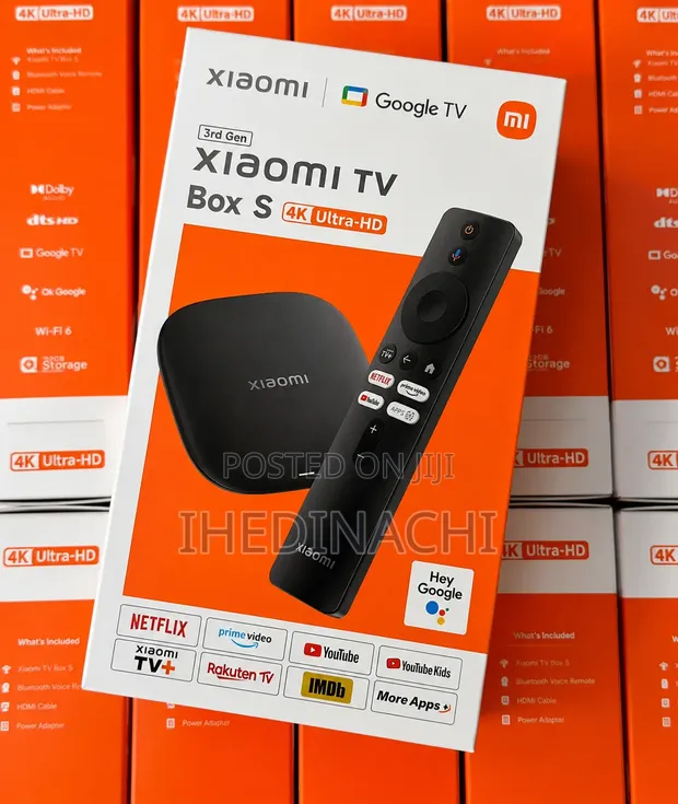 Xiaomi TV Box S 3rd Gen 4K Ultra HD Google TV - 1