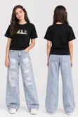 Kids Baggy Jeans and Tops - Brand New - 3