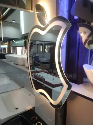 Apple Shape LED Wall Mirror