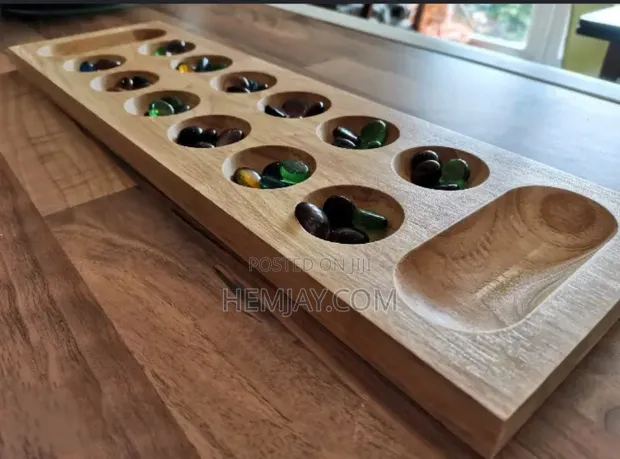 Wooden Mancala Board / Ayoo Board - 1