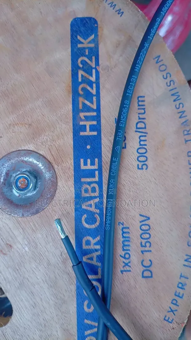 6mm Guda Ɗaya Ta Solar Cable - 1