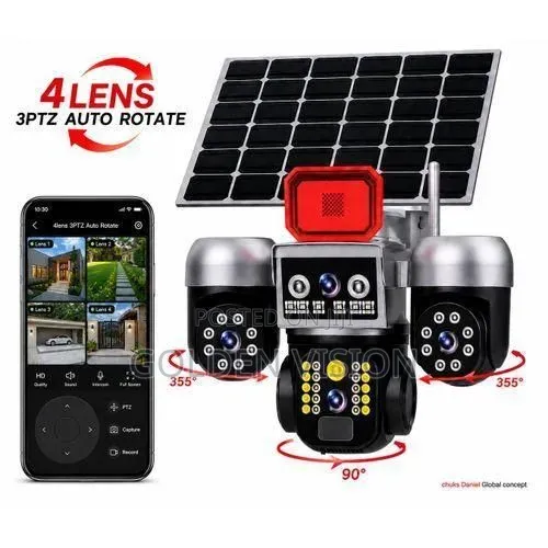 Danstar T44 Mai Hasken Rana Mai Zama PTZ Kamera 4-Lens 12MP - 1