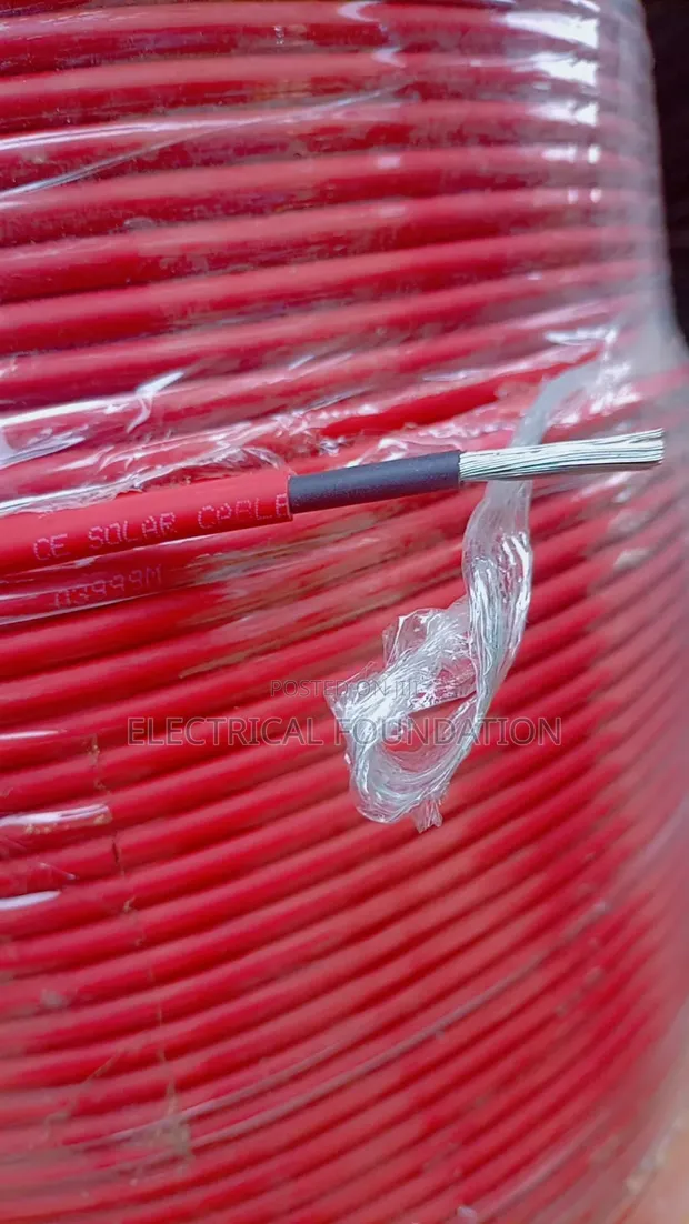 6mm Single PV Solar Cable (Red) - 1
