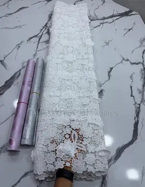 Exclusive Swiss Cord Lace Fabric - 5 Yards