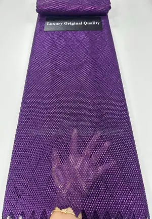 High Quality Metallic Italian Cord Fabric
