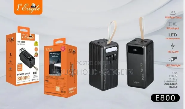 1st Eagle 80,000mAh Power Bank - 1