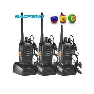 3pcs Baofeng BF888S Two-Way Radios with Earpiece