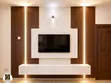 Brown Fluted Panel TV Media Console - 4