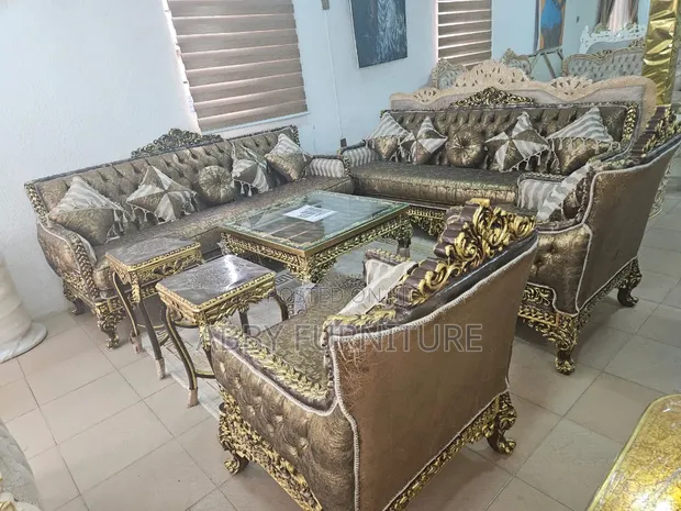 Luxury Egyptian Sofa Set - 10 Seaters - 1