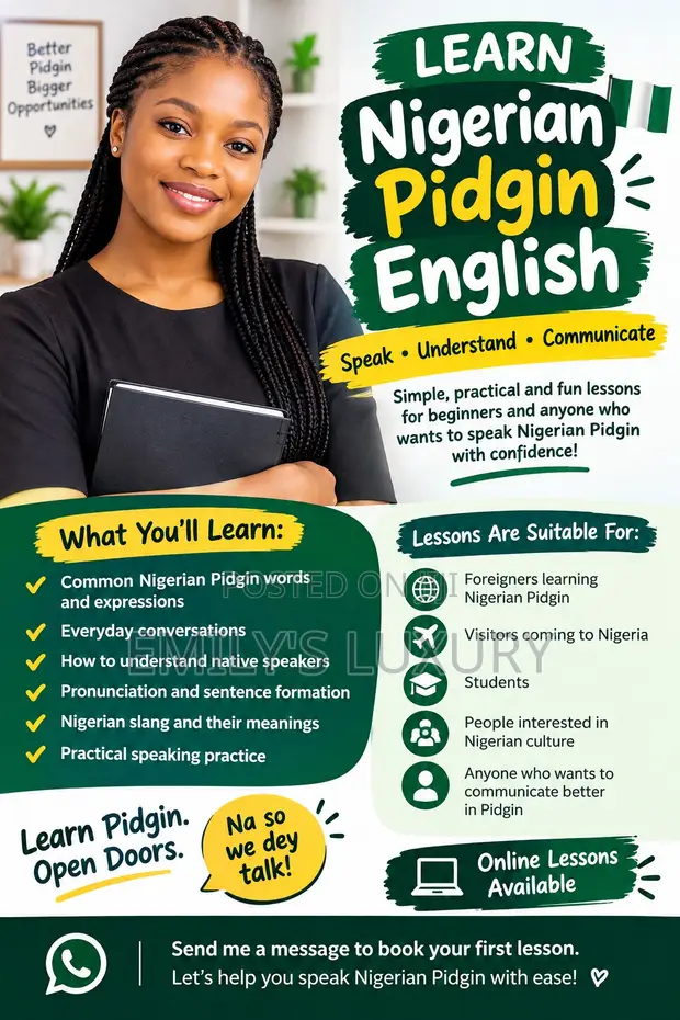 Learn Nigerian Pidgin English - Online Lessons - 1