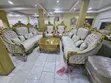 Royal Egyptian 8-Seater Sofa with Center Table and Stools - 1