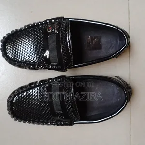 Toddler Boys' Black Loafers - Size 25