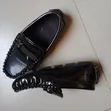 Toddler Boys' Black Loafers - Size 25 - 2