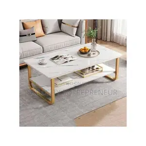 Simple MDF Top Center Table - 100x48x40cm