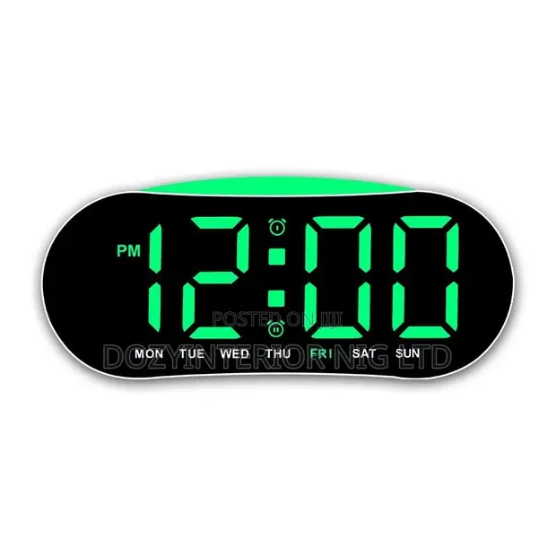 Digital Wall Clock - Home Interiors - 1