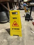 Men at Work Safety Sign - 1