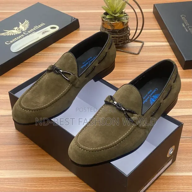 Takalmi Namiji Na Suede Leather Na Cantore Castellani - 1