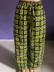 Bubu Ankara Pants - Yellow, Wide-Leg, Unisex - 1