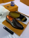 Tuxvani Black Woven Leather Tassel Loafers masu Girman 40-46 - 2