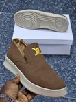 Brown & Black Louis Vuitton Loafers - Girman 42 - 1
