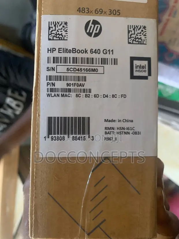 Sabon Laptop HP EliteBook 640 G11: Intel Core Ultra 7, 16GB RAM, 512GB SSD - 1