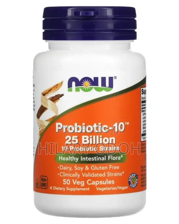 NOW Foods Probiotic-10 Biliyan 25 Kapsul 50 - 1