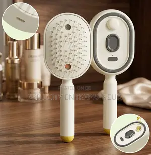3-in-1 Rechargeable Hair Brush with Steam & Red Light