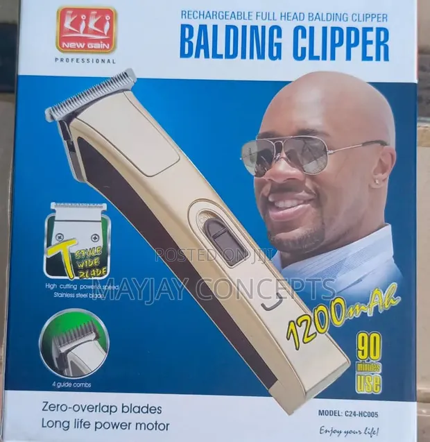 KIKI Professional Balding Clipper | Rechargeable Hair Trimmer - 1