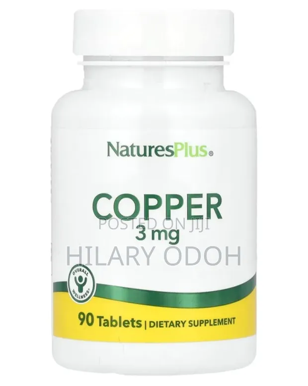 Nature's Plus Copper 3mg, 90 Tablet - 1