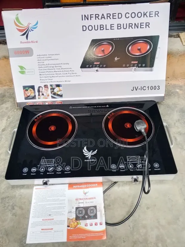 ACE Induction Mai Fuska Biyu Mai Zafi Mai Ƙarfin 6000W - 1