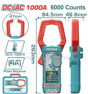 Total AC/DC Clamp Meter 1000A Digital