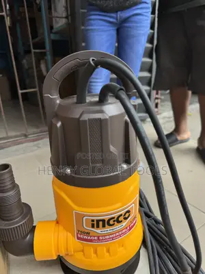 Heavy-Duty INGCO 750W Sewage Submersible Pump