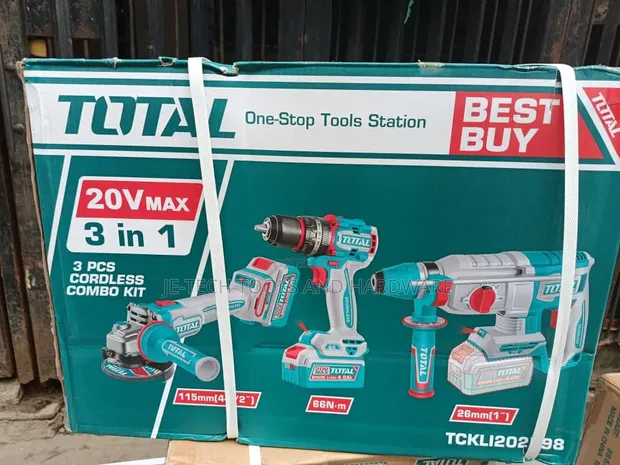 Total Tools 20V 3-in-1 Cordless Combo Kit (TCKLI2020298) - 1