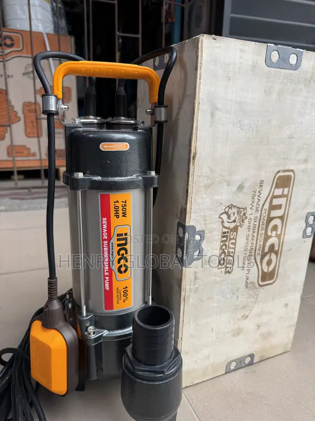 INGCO 750W Sewage Submersible Pump - 1