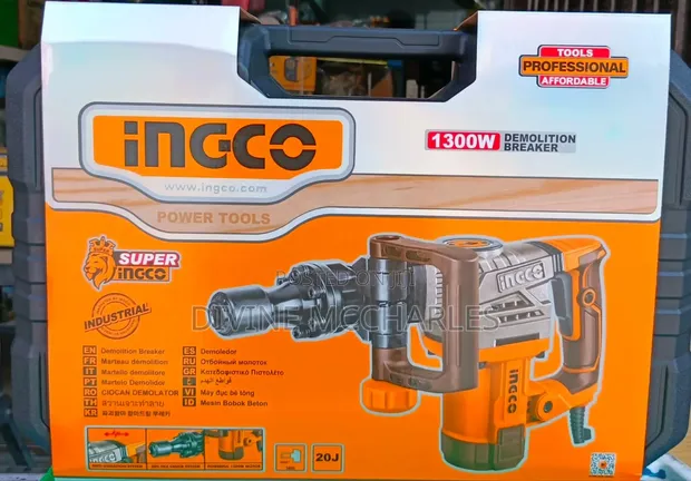 Ingco 1300W Demolition Breaker (PDB130018) - 1