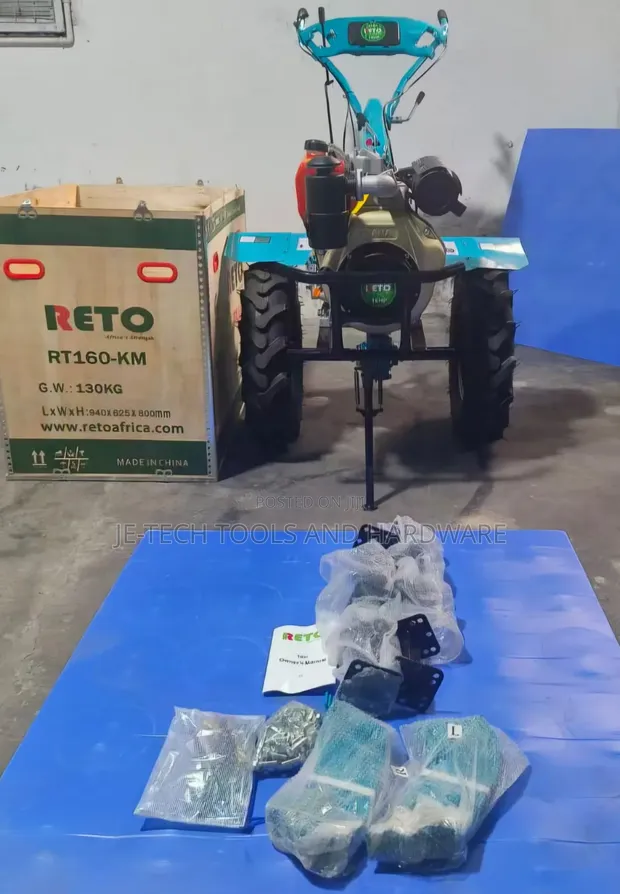 Reto RT160-KM Gasoline Walk-Behind Power Tiller - 1