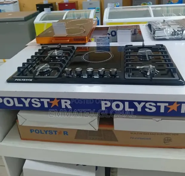 Polystar Built-in 4 + 1 Gas Cooker - 1