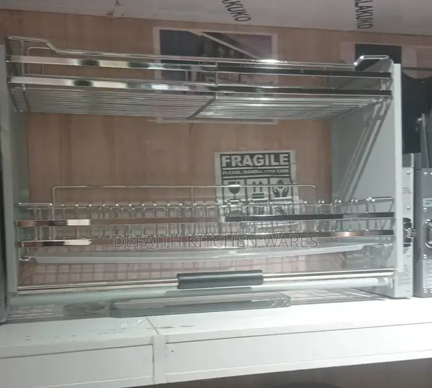 Elevator Pull Down Plate Rack 80cm - 1