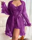 2-in-1 Lace Lingerie Set - 4