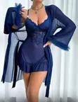 2-in-1 Lace Lingerie Set - 5