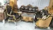 Royal Sofa Chair Set tare da Center Table & Stools - 1