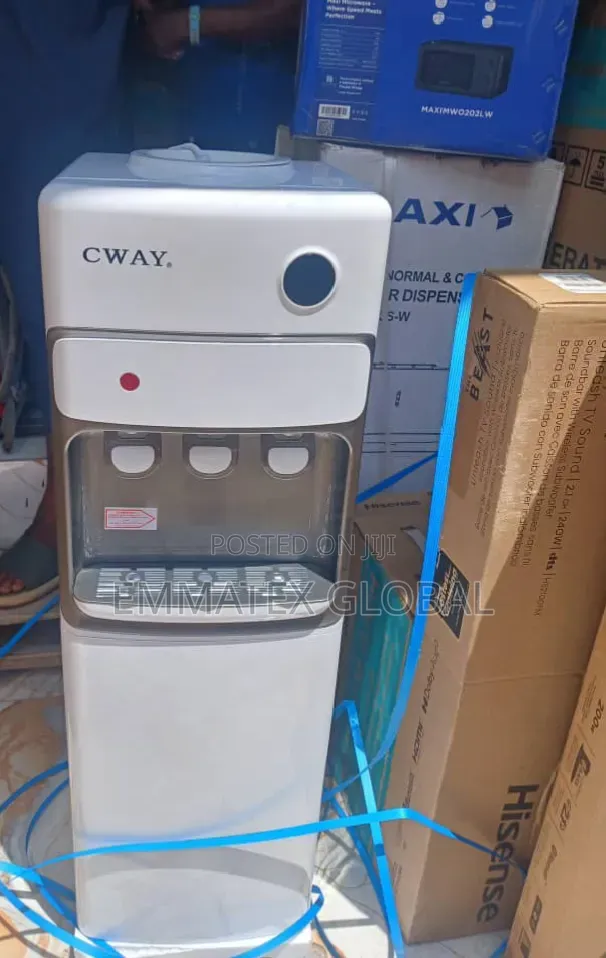 Cway 3-Tap Water Dispenser with Fridge (Original) - 1