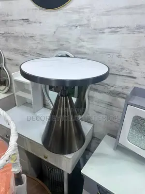 Modern Marble Top Round Side Table