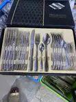 24pcs Cutlery Set - Silver - 1